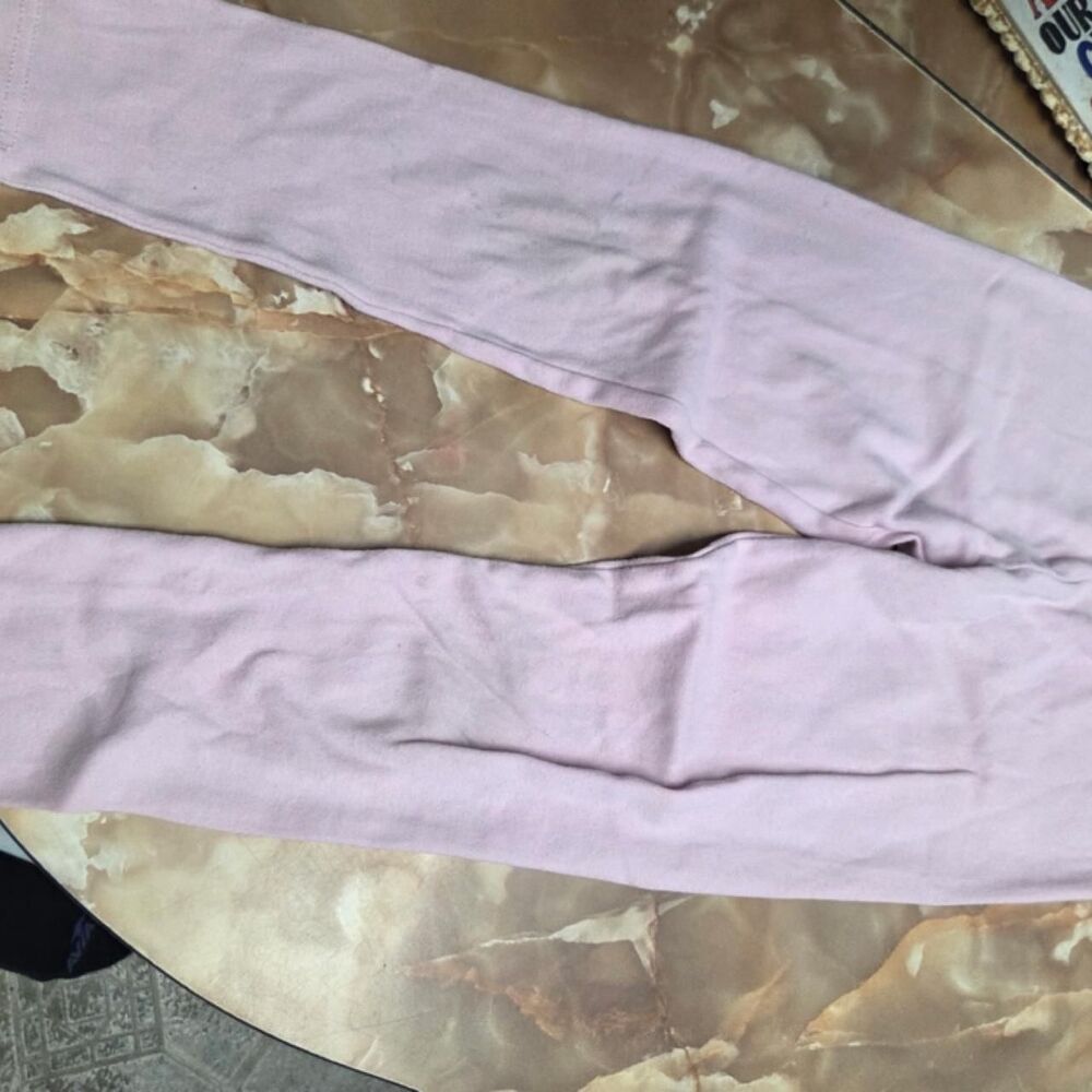 Pink sweat pajama pants